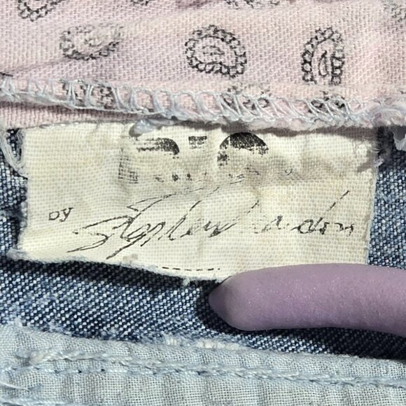 Rio By Stephen Mardon Vintage Paper Bag Waist 80s Acid Washed Jeans Size 5 - Picture 7 of 12